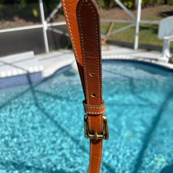 Dooney & Bourke Black and Brown Leather Crossbody Bag - Picture 14 of 15